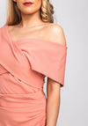 Kevan Jon Loren Bodycon Dress, Apricot Pink