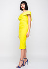 Kevan Jon Loren Bodycon Dress, Lime Green