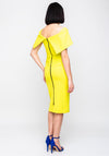 Kevan Jon Loren Bodycon Dress, Lime Green