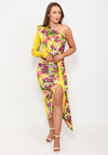 Kevan Jon Maguire Floral Dress, Yellow Multi