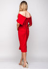 Kevan Jon Loren Bodycon Dress, Red