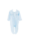 Sardon Baby Boys Collar Romper, Blue