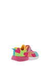 Agatha Ruiz de La Prada Girls Heart Mesh Trainers, Multi-Coloured