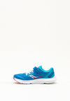 Saucony Girls Kinvara 12 Form Fit Velcro Trainers, Blue