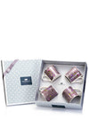 Newgrange Living Purple Thistle Bone China 4 Piece Mug Set