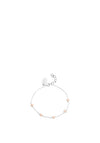 Little Kirstin Ash Silver & Rose Gold Heart Bracelet, Small-Medium