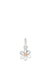 Little Kirstin Ash Flower Charm, Silver & Rose Gold