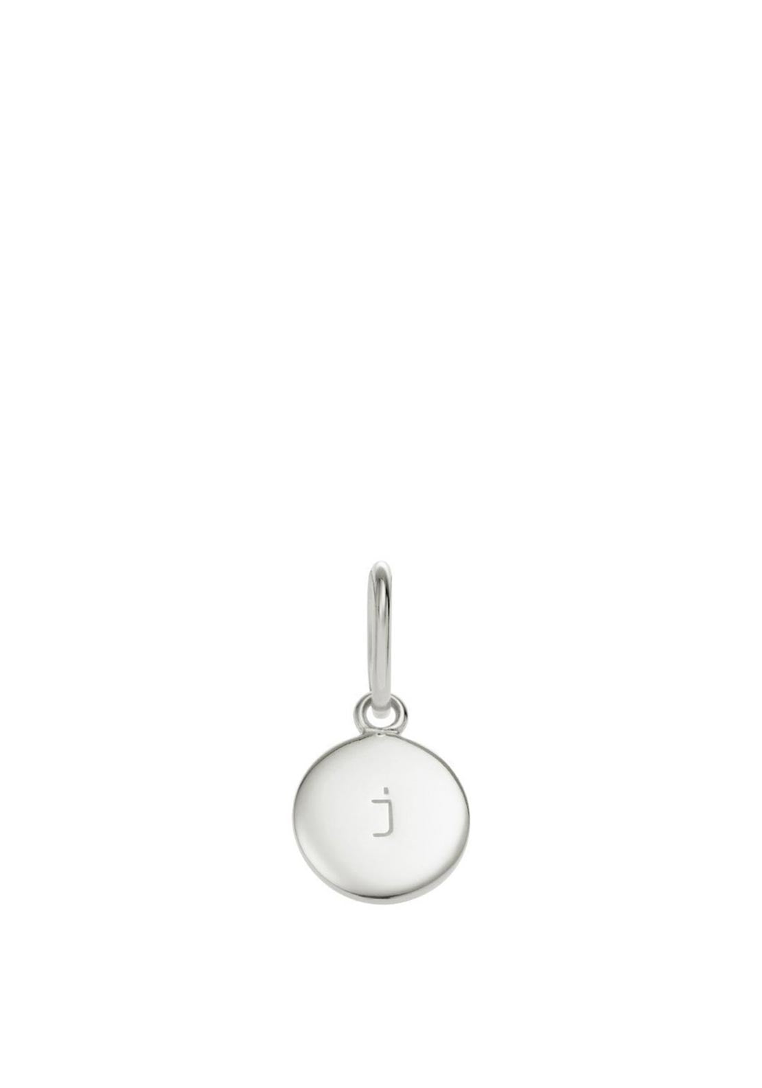 Little Kirstin Ash J Initial Charm, Silver