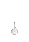 Little Kirstin Ash K Initial Charm, Silver