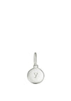 Little Kirstin Ash Y Initial Charm, Silver