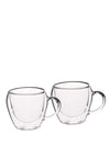 Kitchen Craft Le Xpress Double Walled Set of 2 Tea Cups