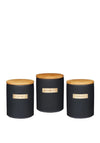 Kitchen Craft Masterclass Sugar Canister, Black