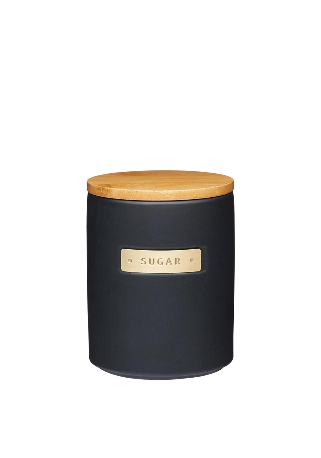 Kitchen Craft Masterclass Sugar Canister, Black - McElhinneys