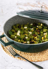 Kitchen Craft Masterclass 28cm Shallow Casserole Dish, Green