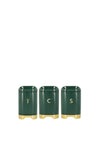 Kitchen Craft 3 Piece Storage Set, Green