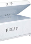 Kitchen Craft Lovello Large Textured Bread Bin, Ice White