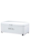 Kitchen Craft Lovello Large Textured Bread Bin, Ice White