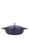 Masterclass by Kitchen Craft Shallow Casserole Dish, Navy