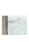 Kitchen Craft Marble Effect Surface Protector, White Multi