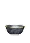 Kitchen Craft Floral Ceramic Bowl, Black
