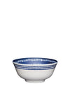 Kitchen Craft Greek Style Ceramic Bowl, Blue Multi