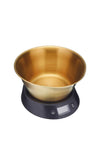 Masterclass by Kitchen Craft Electronic Scales with Brass Finish Bowl