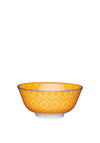 Kitchen Craft Spotty Ceramic Bowl, Orange