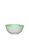 Kitchen Craft Moroccan Style Lime Hues Ceramic Bowl, Green Multi