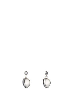 Knight & Day Adele Crystal Drop Earrings, Silver