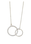 Knight & Day Anahi Interlinking Ring Necklace, Rose Gold