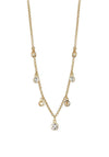 Knight & Day Andrea Golden Shadow Necklace, Gold