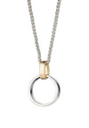 Knight & Day Domenica Ring Necklace, Silver