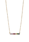 Knight & Day Carleigh Multi-Coloured Necklace, Gold