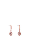 Knight & Day Simona Vintage Rose Drop Earrings, Rose