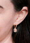 Knight & Day Brooklyn Sunburst Charm Earrings, Gold