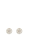 Knight & Day Ava Geometric Design Earrings, Gold
