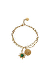 Knight & Day Carly Layered Bracelet, Gold
