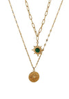 Knight & Day Carly Layered Necklace, Gold