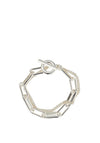 Knight & Day Chunky Layered Bracelet, Silver