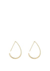 Knight & Day Gia Hoop Earrings, Gold