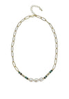 Knight & Day Kylee Khaki Tones Necklace, Gold