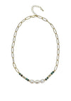 Knight & Day Kylee Khaki Tones Necklace, Gold