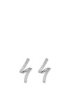 Knight & Day Nadia Silver Twist Earrings