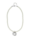 Knight & Day Remi Pearl Necklace, Silver