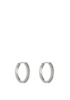 Knight & Day Savannah Hoop Earrings, Silver