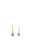 Knight & Day Simona Vintage Rose Drop Earrings, Gold