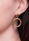 Knight & Day Kaitlyn Rainbow Ring Earrings, Gold