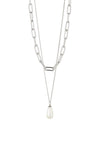 Knight & Day Tamia Layered Necklace, Silver