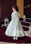 Koko Lace Embellished Communion Dress & Bolero, White