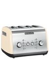 KitchenAid 4 Slice Motorized Toaster, Almond Cream